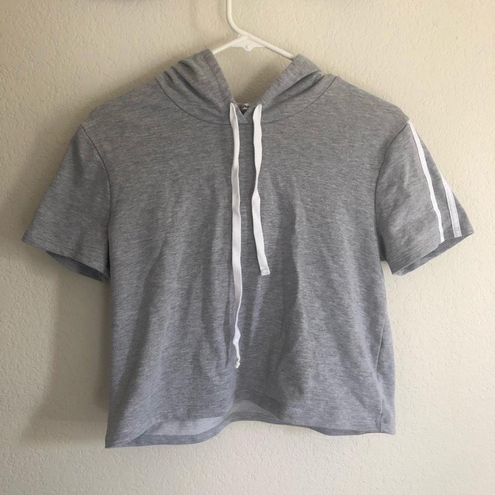 Crop top hoodie